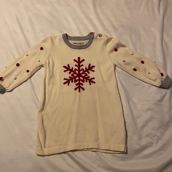 Snowflake Sweater Dress by Hatley Baby; Perfect for Holidays! - Picture 1 of 4
